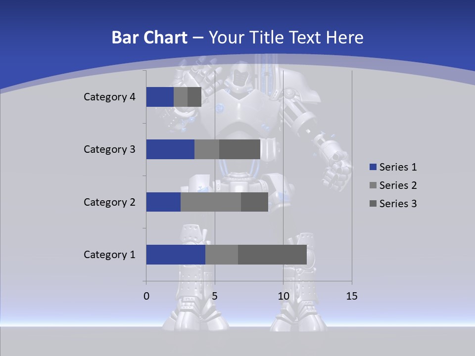 Silly Future Technology Battle Robot PowerPoint Template