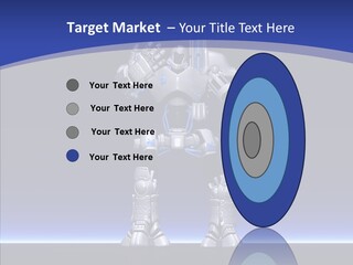 Silly Future Technology Battle Robot PowerPoint Template
