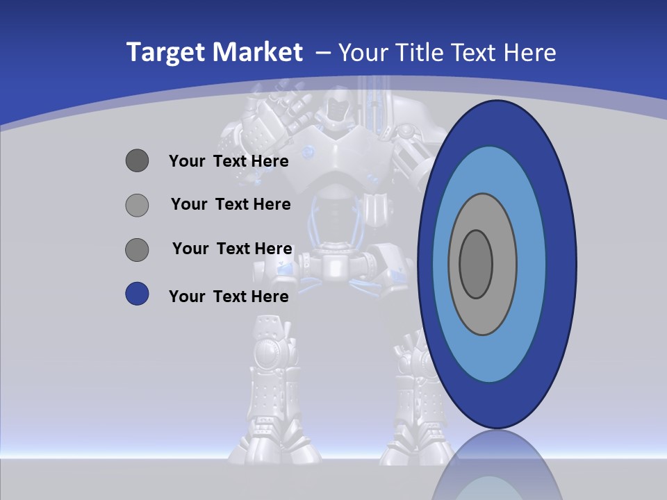 Silly Future Technology Battle Robot PowerPoint Template