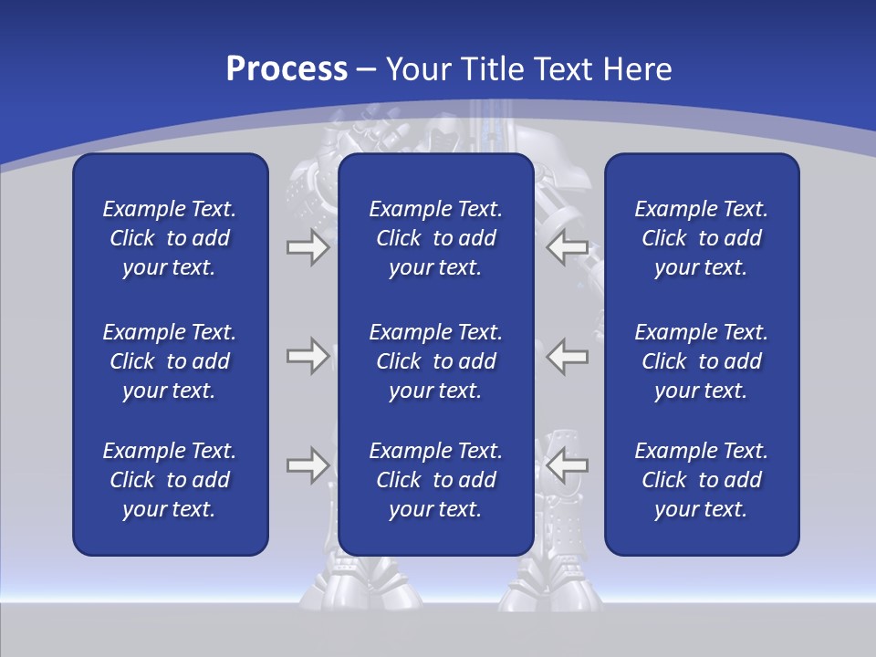 Silly Future Technology Battle Robot PowerPoint Template