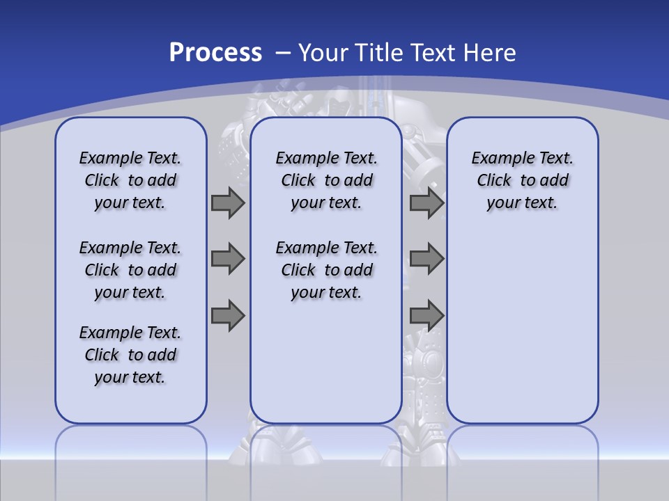 Silly Future Technology Battle Robot PowerPoint Template