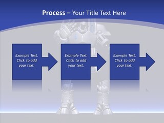 Silly Future Technology Battle Robot PowerPoint Template