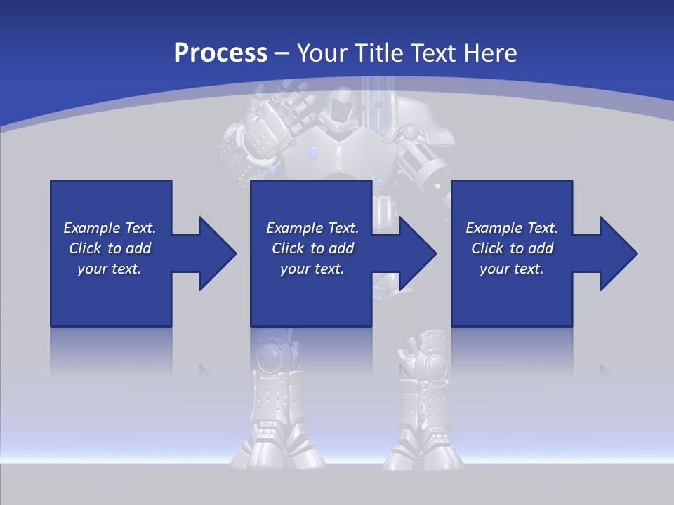 Silly Future Technology Battle Robot PowerPoint Template