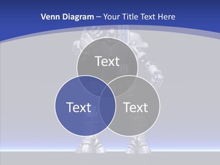 Silly Future Technology Battle Robot PowerPoint Template