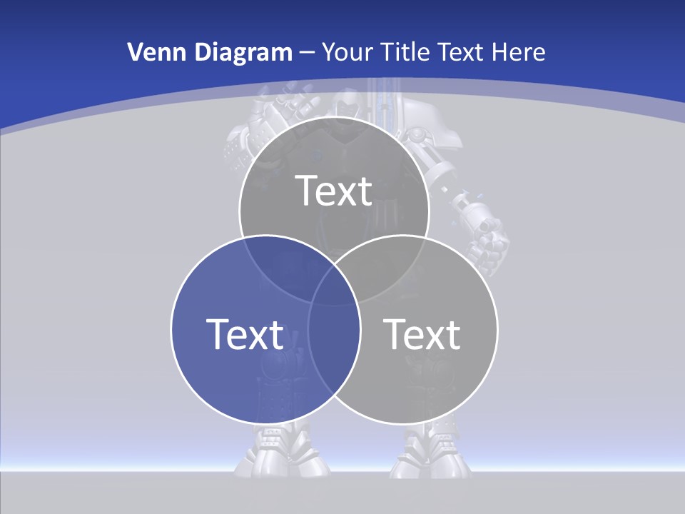 Silly Future Technology Battle Robot PowerPoint Template