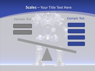 Silly Future Technology Battle Robot PowerPoint Template