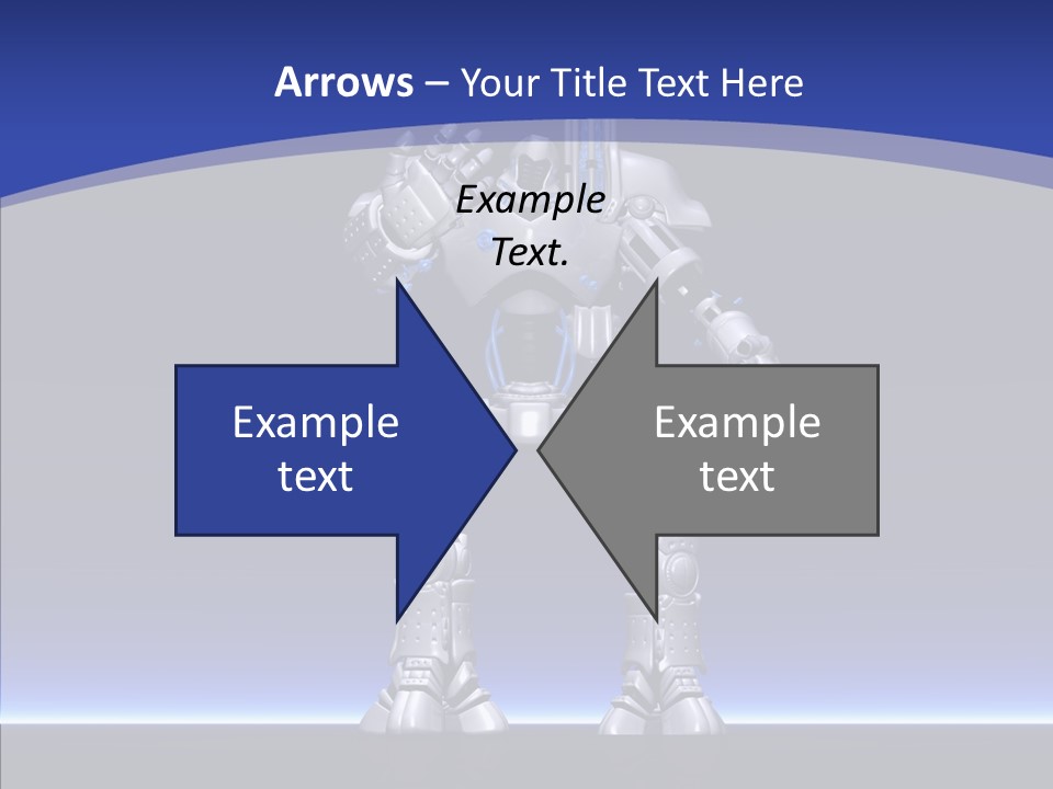Silly Future Technology Battle Robot PowerPoint Template