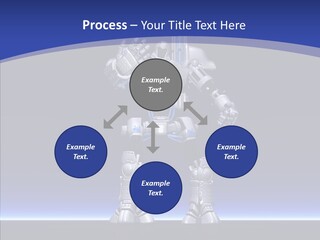 Silly Future Technology Battle Robot PowerPoint Template