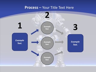 Silly Future Technology Battle Robot PowerPoint Template