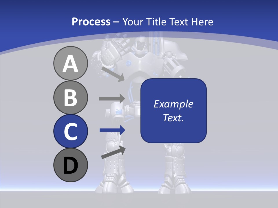 Silly Future Technology Battle Robot PowerPoint Template