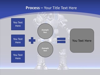Silly Future Technology Battle Robot PowerPoint Template