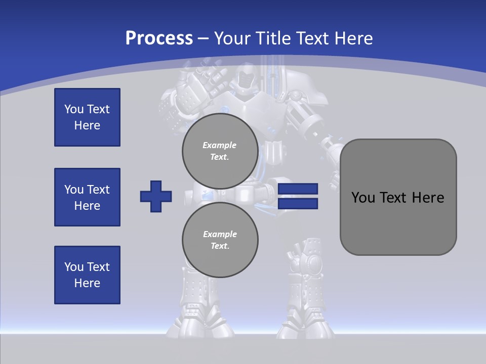 Silly Future Technology Battle Robot PowerPoint Template