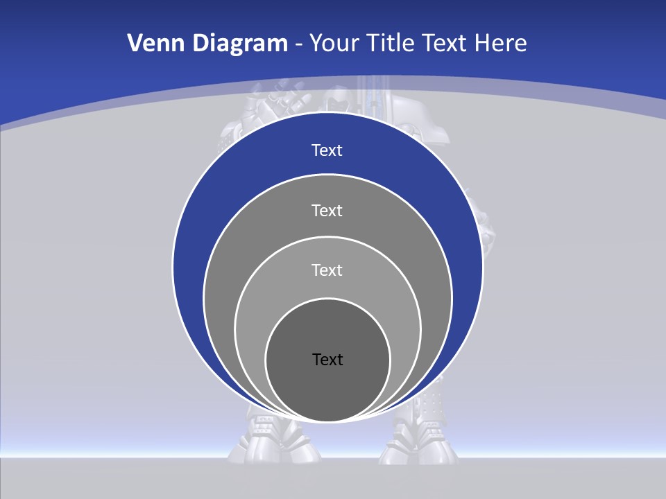 Silly Future Technology Battle Robot PowerPoint Template
