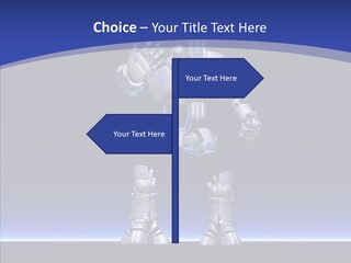 Silly Future Technology Battle Robot PowerPoint Template