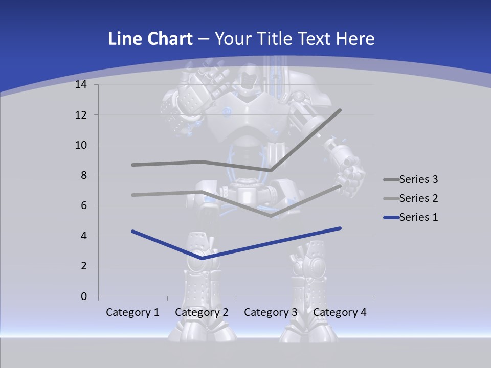 Silly Future Technology Battle Robot PowerPoint Template