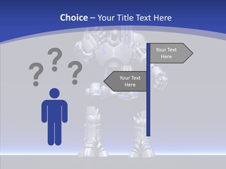 Silly Future Technology Battle Robot PowerPoint Template