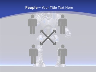 Silly Future Technology Battle Robot PowerPoint Template