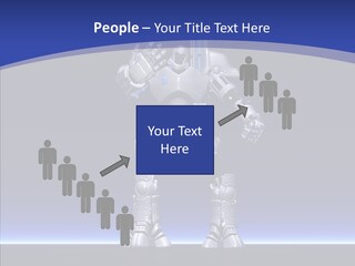 Silly Future Technology Battle Robot PowerPoint Template