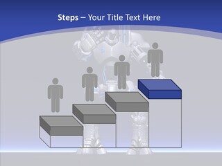 Silly Future Technology Battle Robot PowerPoint Template