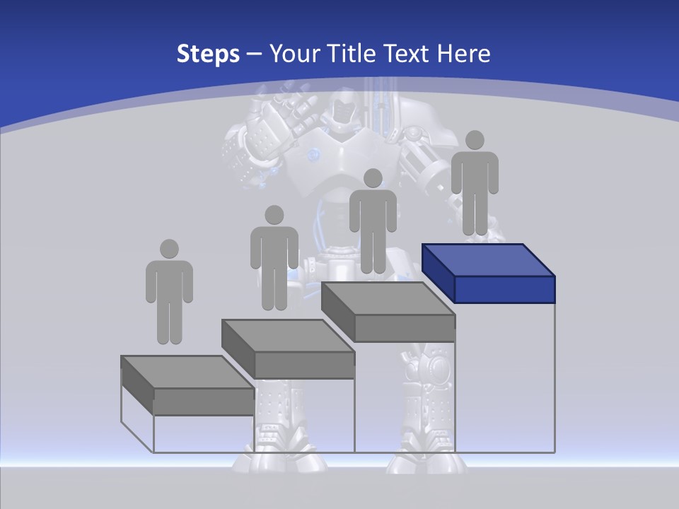 Silly Future Technology Battle Robot PowerPoint Template