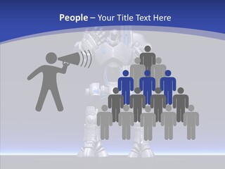 Silly Future Technology Battle Robot PowerPoint Template