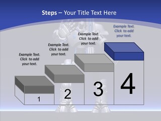 Silly Future Technology Battle Robot PowerPoint Template