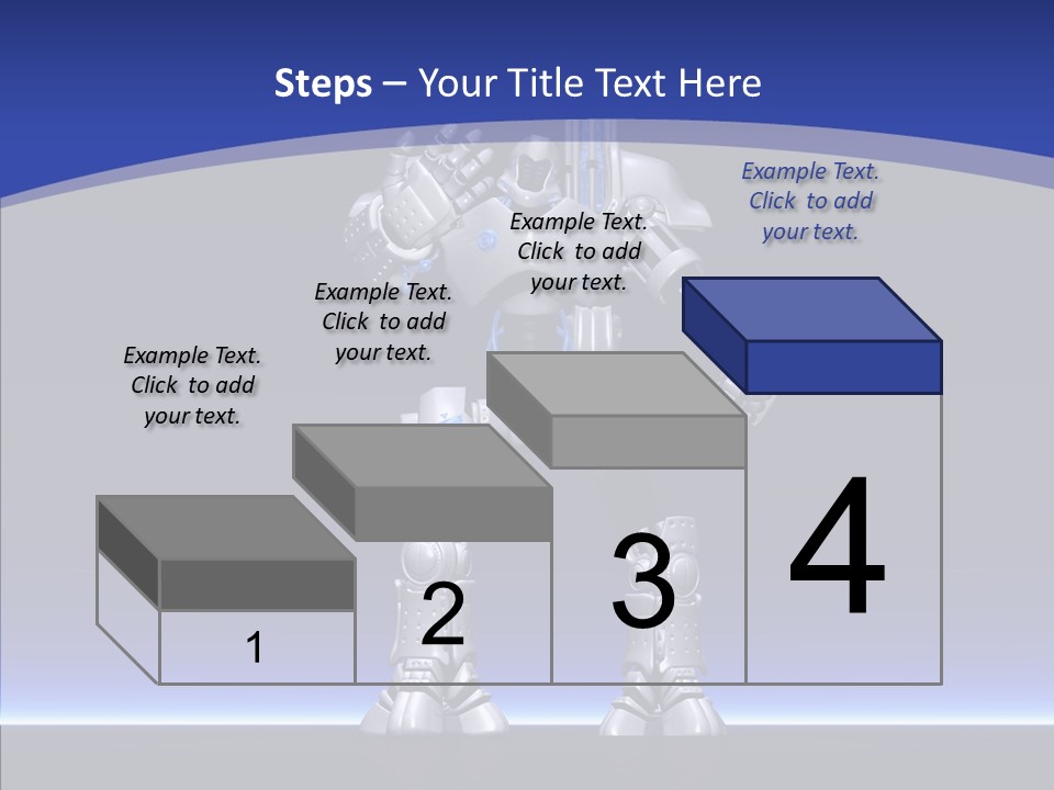 Silly Future Technology Battle Robot PowerPoint Template