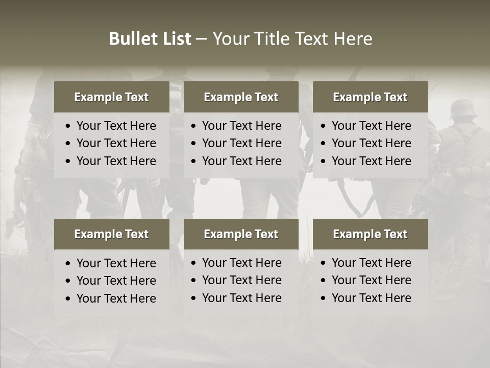 Ww Combat Male PowerPoint Template