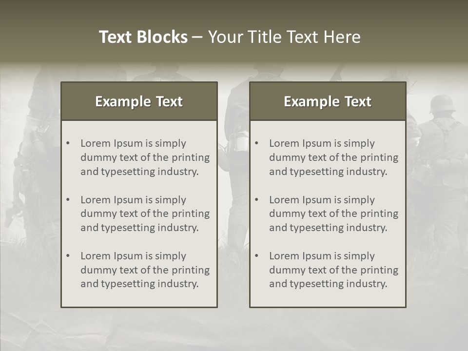 Ww Combat Male PowerPoint Template