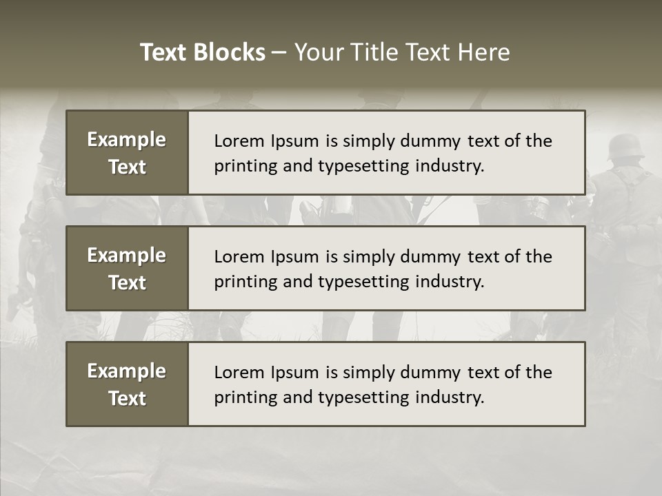 Ww Combat Male PowerPoint Template