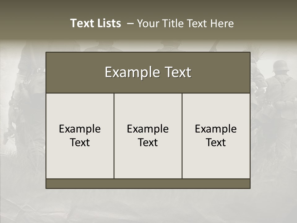 Ww Combat Male PowerPoint Template