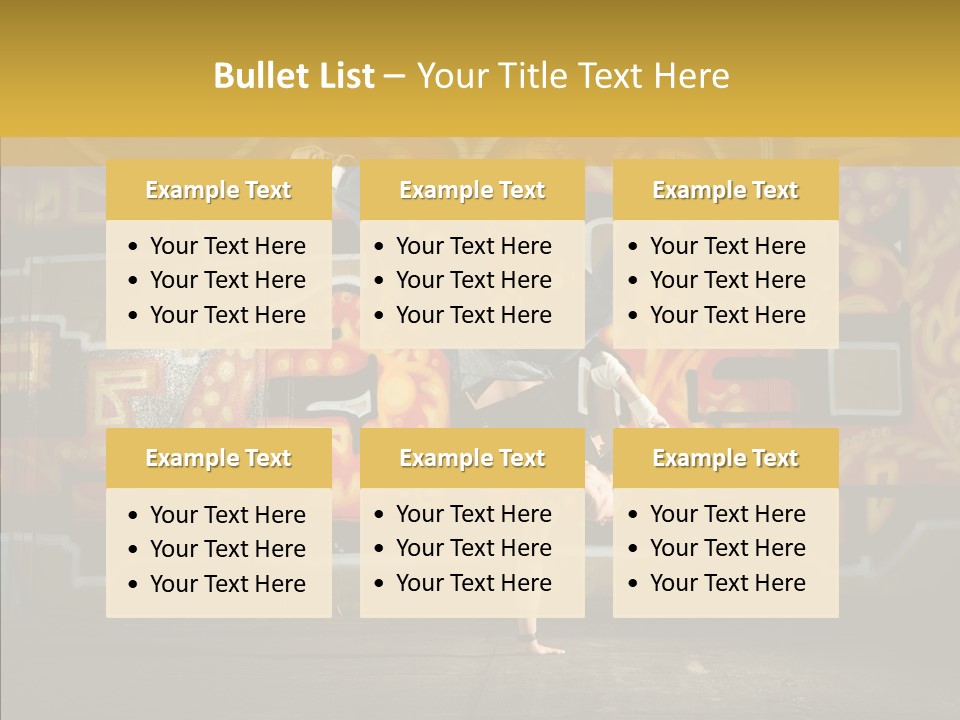 Dance Break Dance Freestyle PowerPoint Template