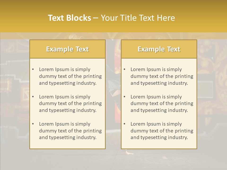 Dance Break Dance Freestyle PowerPoint Template