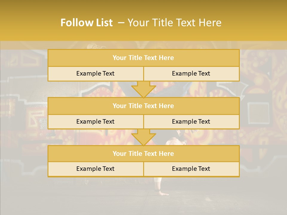 Dance Break Dance Freestyle PowerPoint Template