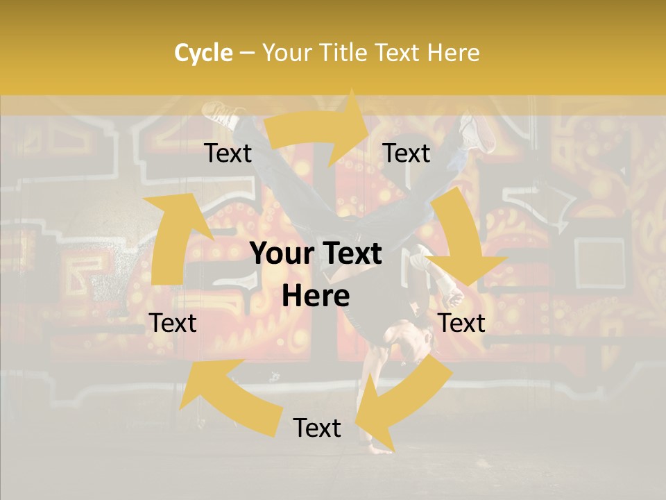 Dance Break Dance Freestyle PowerPoint Template