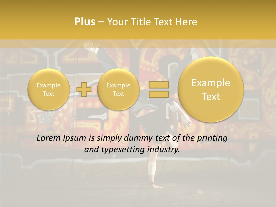 Dance Break Dance Freestyle PowerPoint Template