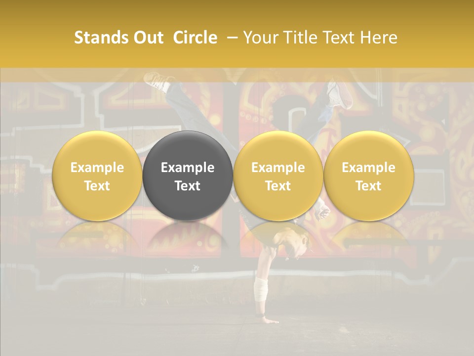 Dance Break Dance Freestyle PowerPoint Template