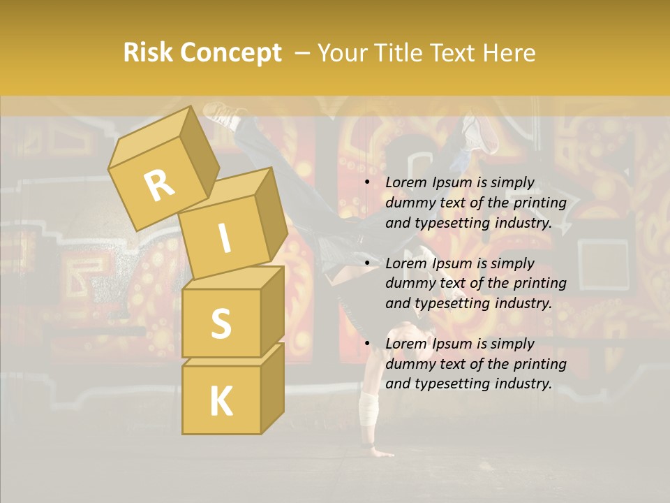 Dance Break Dance Freestyle PowerPoint Template