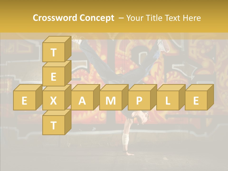 Dance Break Dance Freestyle PowerPoint Template