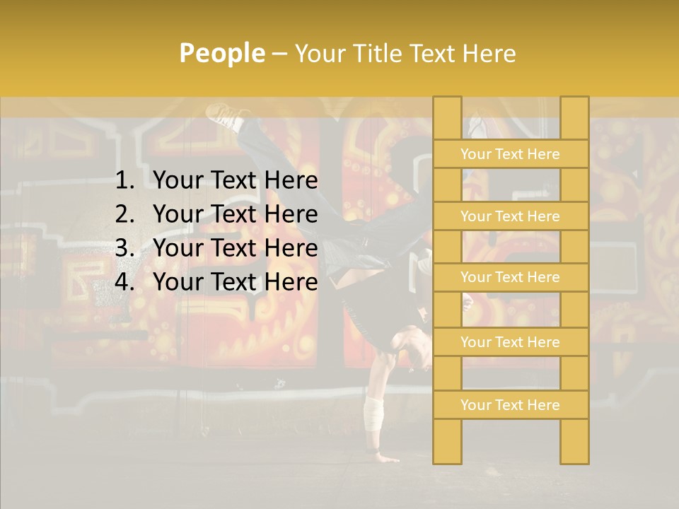 Dance Break Dance Freestyle PowerPoint Template