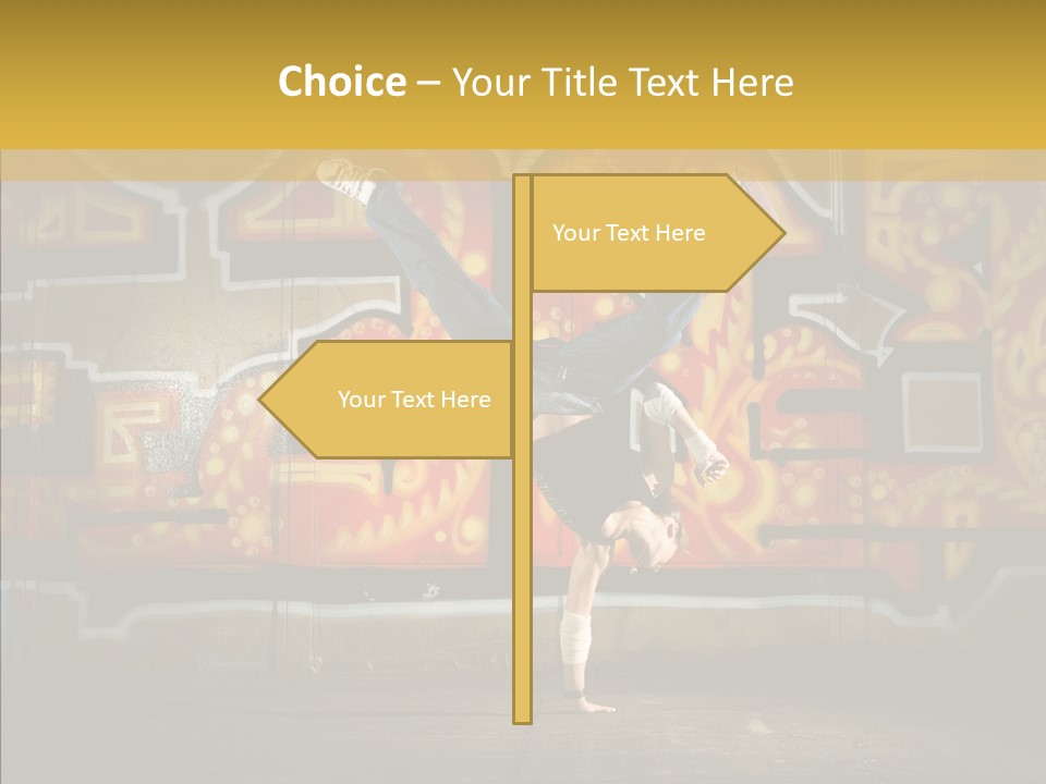 Dance Break Dance Freestyle PowerPoint Template