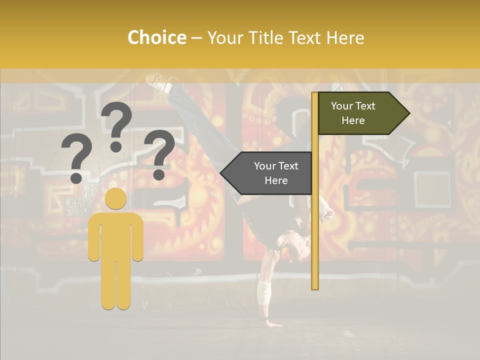 Dance Break Dance Freestyle PowerPoint Template