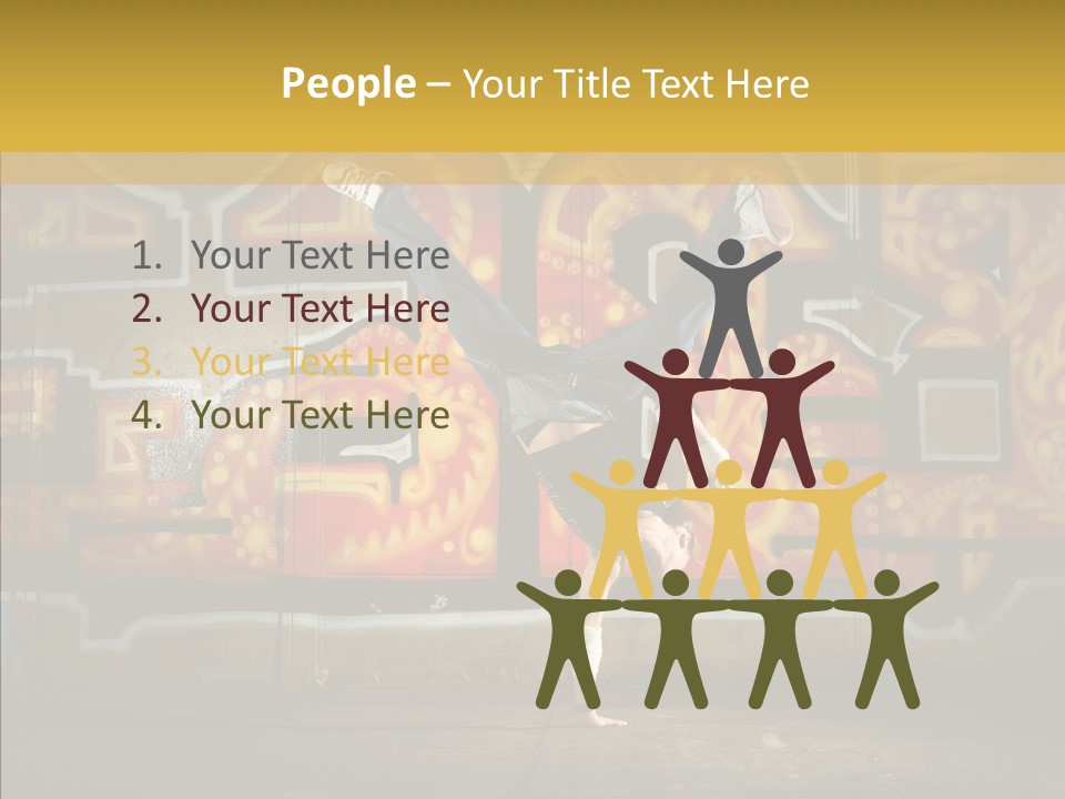 Dance Break Dance Freestyle PowerPoint Template