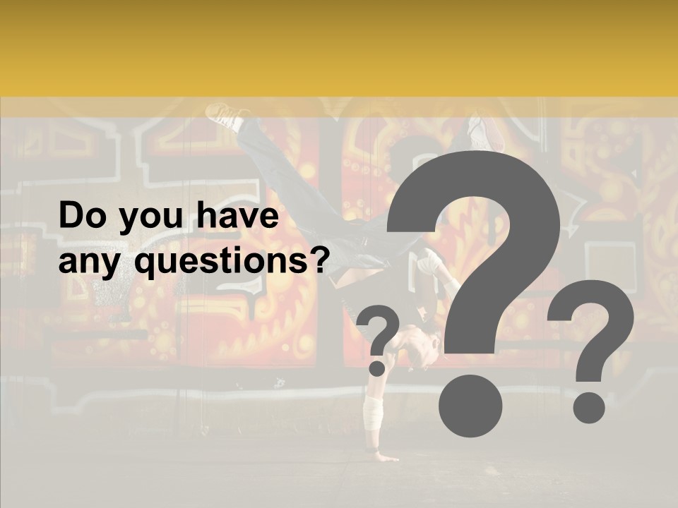 Dance Break Dance Freestyle PowerPoint Template