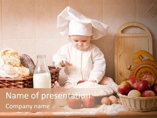 Expressions Baby Child PowerPoint Template