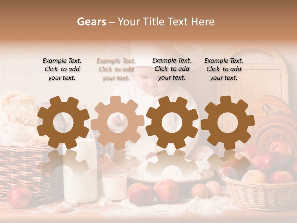 Expressions Baby Child PowerPoint Template