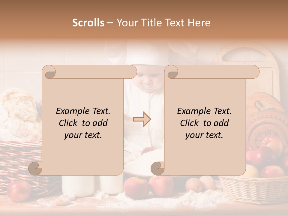 Expressions Baby Child PowerPoint Template
