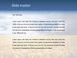 Cloudy Care Harvest PowerPoint Template