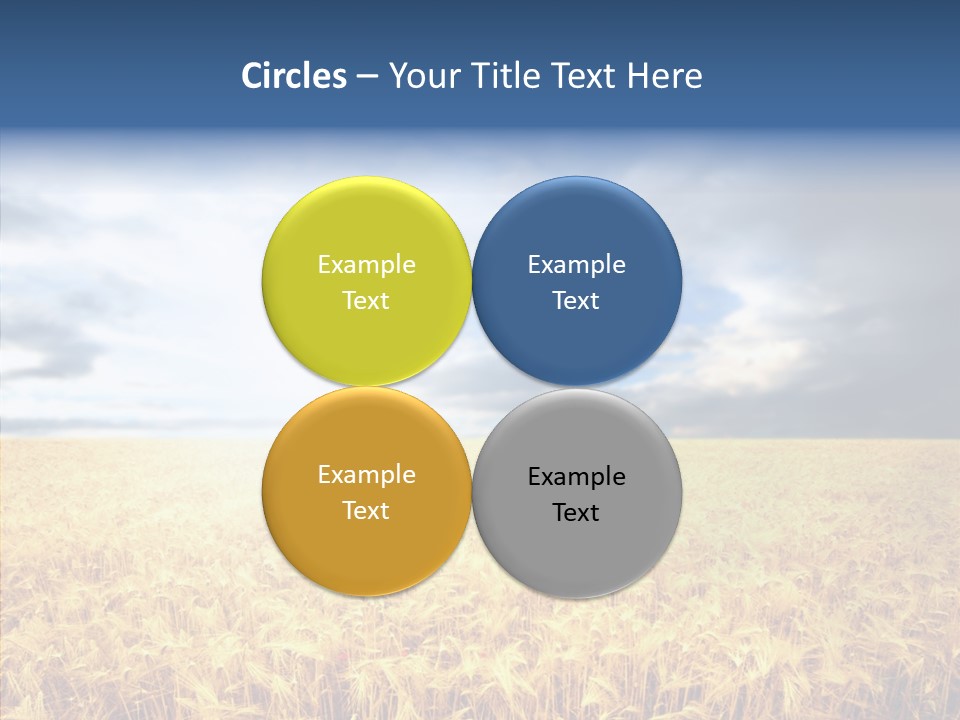 Cloudy Care Harvest PowerPoint Template