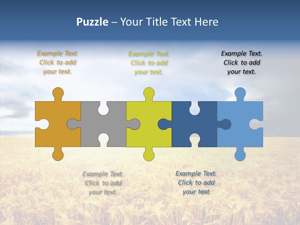 Cloudy Care Harvest PowerPoint Template